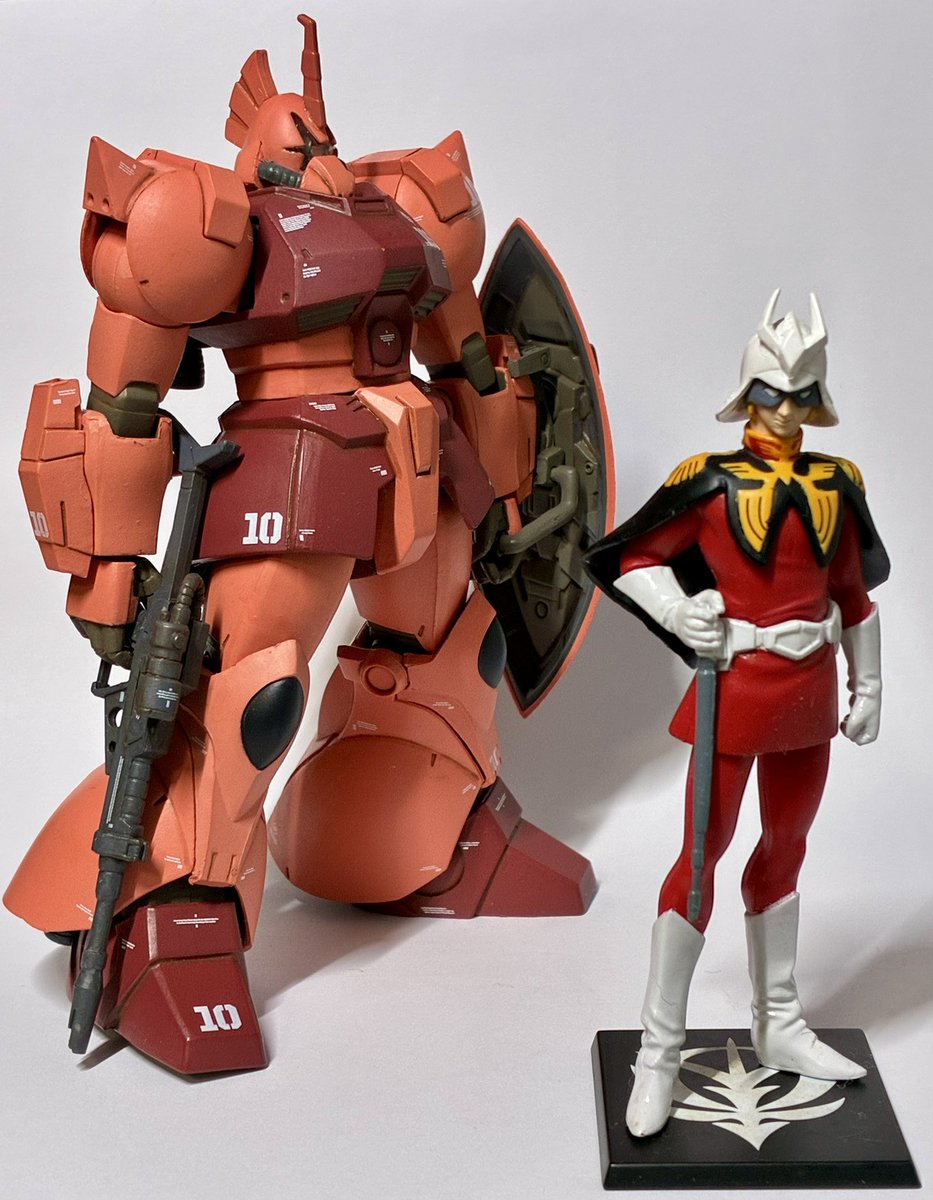 ジオノグラフィのシャア専用ゲルググをガルバルディαに組み替えました