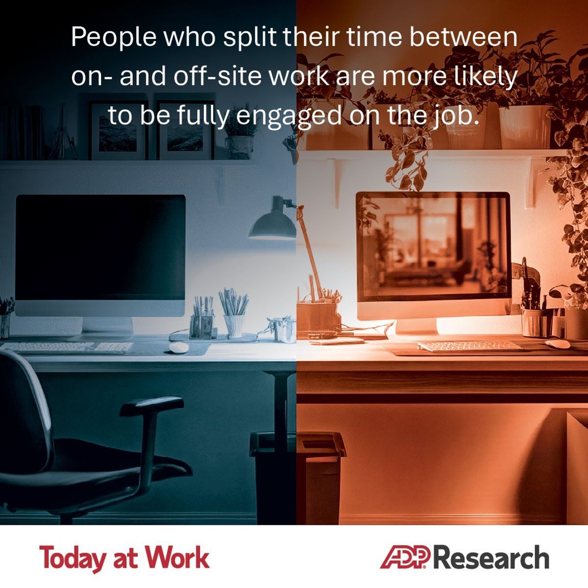 RobSlagle24's tweet photo. People who split their time between on- and off-site work are more likely to be fully engaged on the job. Learn why worker engagement matters in the latest issue of Today at Work
https://t.co/eWE3TvVVep
#HCM #HR #Labormarket https://t.co/pb2LQviM3W https://t.co/8twyCJmHNX