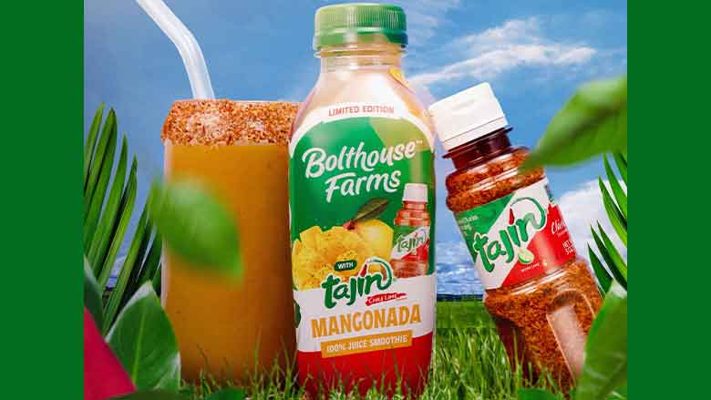 Bolthouse Farms and <a href="/TajinUSA/">TAJIN</a> teamed up to bring a limited edition Mangonada Smoothie with Tajín — inspired by the classic Mexican treat.

👉 brnw.ch/21wTQlL

#MangonadaSmoothie #BolthouseFarms #Tajin #SummerRefreshment

[ IMAGE COURTESY OF: Bolthouse Farms ]
