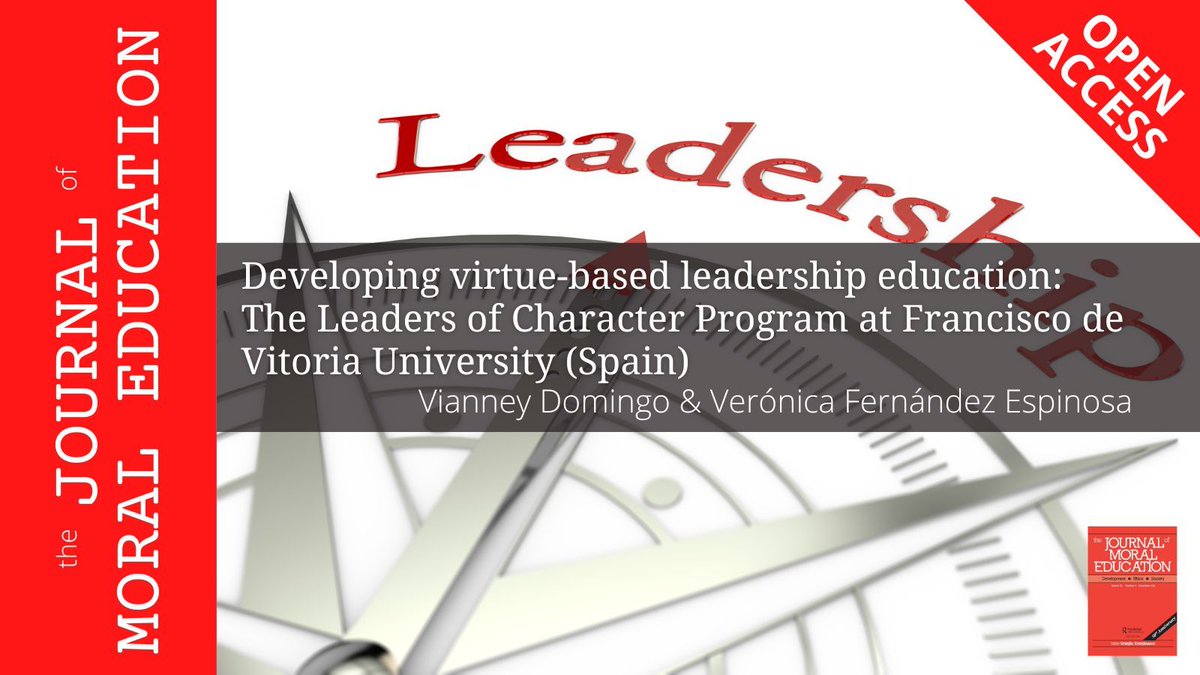 Journal of Moral Ed (@journalmoraled) on Twitter photo 🌱 What does it take to lead with character?
Explore the Leaders of Character Program at Francisco de Vitoria University—a transformative initiative rooted in virtue ethics, personal growth & student flourishing.
📖 Read the article:
doi.org/10.1080/030572…
<a href="/vianneydomingo/">Vianney Domingo</a> 🌱 What does it take to lead with character?
Explore the Leaders of Character Program at Francisco de Vitoria University—a transformative initiative rooted in virtue ethics, personal growth & student flourishing.
📖 Read the article:
doi.org/10.1080/030572…
<a href="/vianneydomingo/">Vianney Domingo</a>