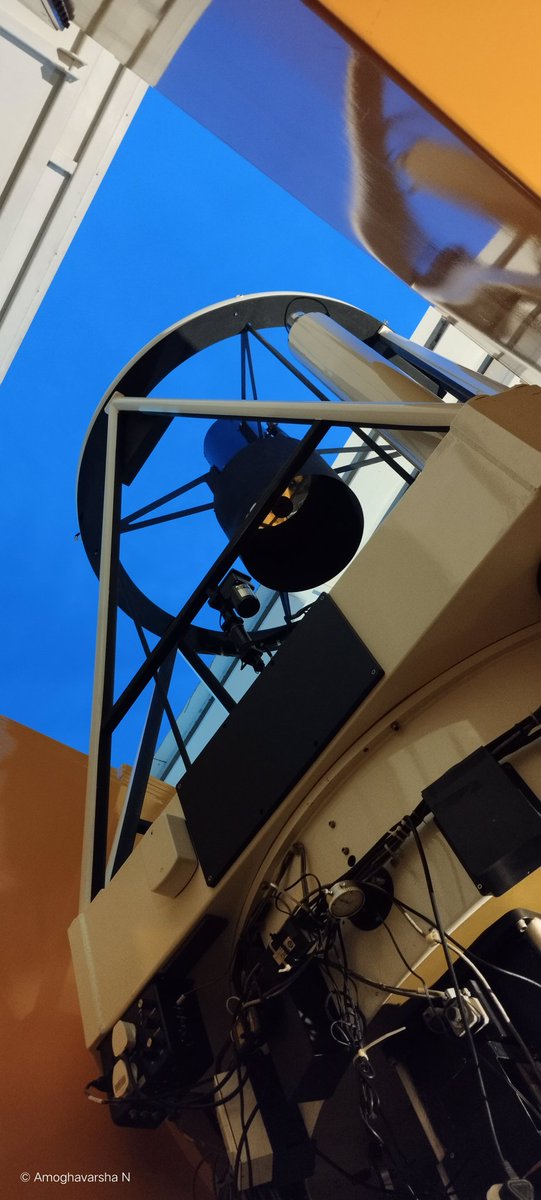 Amoghavarsha N (@amoghavarsha_n) on Twitter photo Looking up! ✨
The 1.3m JC Bhattacharya Telescope at Vainu Bappu Observatory, Kavalur.
<a href="/IIABengaluru/">IIAstrophysics</a> Looking up! ✨
The 1.3m JC Bhattacharya Telescope at Vainu Bappu Observatory, Kavalur.
<a href="/IIABengaluru/">IIAstrophysics</a>