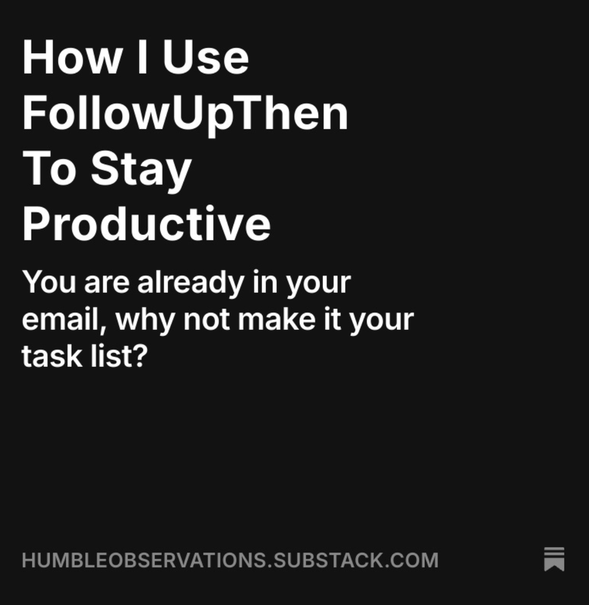 I am quite a big fan of FollowUpThen!