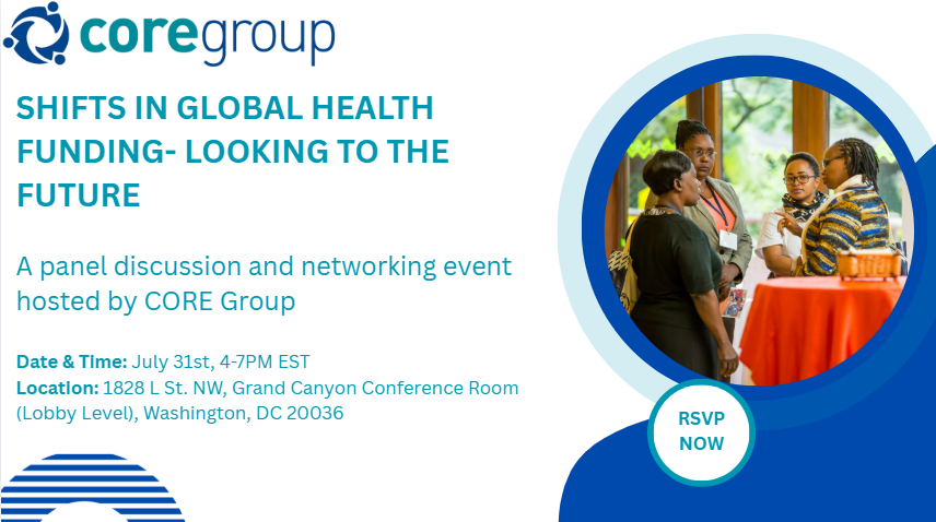CORE Group (@coregroupdc) on Twitter photo ๐ข ๐ฆ๐ฎ๐๐ฒ ๐๐ต๐ฒ ๐๐ฎ๐๐ฒ! Join CORE Group and partners on ๐๐๐น๐ ๐ฏ๐ญ for an energizing in-person panel + networking reception in Washington, DC!
๐ก ๐ฆ๐ต๐ถ๐ณ๐๐ ๐ถ๐ป ๐๐น๐ผ๐ฏ๐ฎ๐น ๐๐ฒ๐ฎ๐น๐๐ต ๐๐๐ป๐ฑ๐ถ๐ป๐ด: ๐๐ผ๐ผ๐ธ๐ถ๐ป๐ด ๐๐ผ ๐๐ต๐ฒ ๐๐๐๐๐ฟ๐ฒ
๐๐ญ๐ด๐ฎ๐ด ๐ ๐ฆ๐. ๐ก๐ช, ๐ข ๐ฆ๐ฎ๐๐ฒ ๐๐ต๐ฒ ๐๐ฎ๐๐ฒ! Join CORE Group and partners on ๐๐๐น๐ ๐ฏ๐ญ for an energizing in-person panel + networking reception in Washington, DC!
๐ก ๐ฆ๐ต๐ถ๐ณ๐๐ ๐ถ๐ป ๐๐น๐ผ๐ฏ๐ฎ๐น ๐๐ฒ๐ฎ๐น๐๐ต ๐๐๐ป๐ฑ๐ถ๐ป๐ด: ๐๐ผ๐ผ๐ธ๐ถ๐ป๐ด ๐๐ผ ๐๐ต๐ฒ ๐๐๐๐๐ฟ๐ฒ
๐๐ญ๐ด๐ฎ๐ด ๐ ๐ฆ๐. ๐ก๐ช,