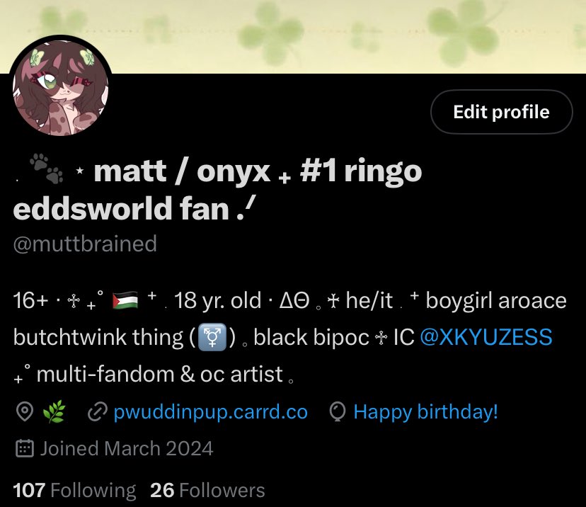 muttbrained's tweet image. Its my birthday! Im now 19 : 3