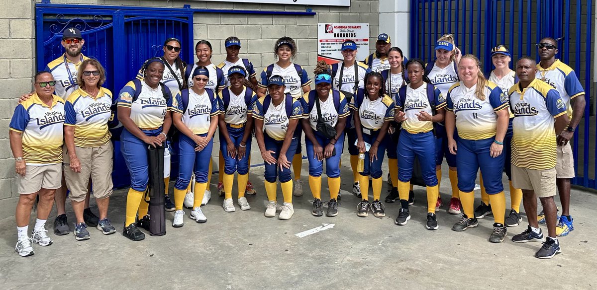 Day 5 in the books with another win against Aruba 🇦🇼! We play Peru 🇵🇪 today. 

WBSC America XI Pan American Women’s Championship in Monteria, Colombia!

🇻🇮🥎🇻🇮🥎🇻🇮🥎🇻🇮🥎🇻🇮🥎🇻🇮
🟣🐻⚫ 🟣🐻⚫🟣🐻⚫🟣🐻

#usvisoftball #BearClawsUp #softball