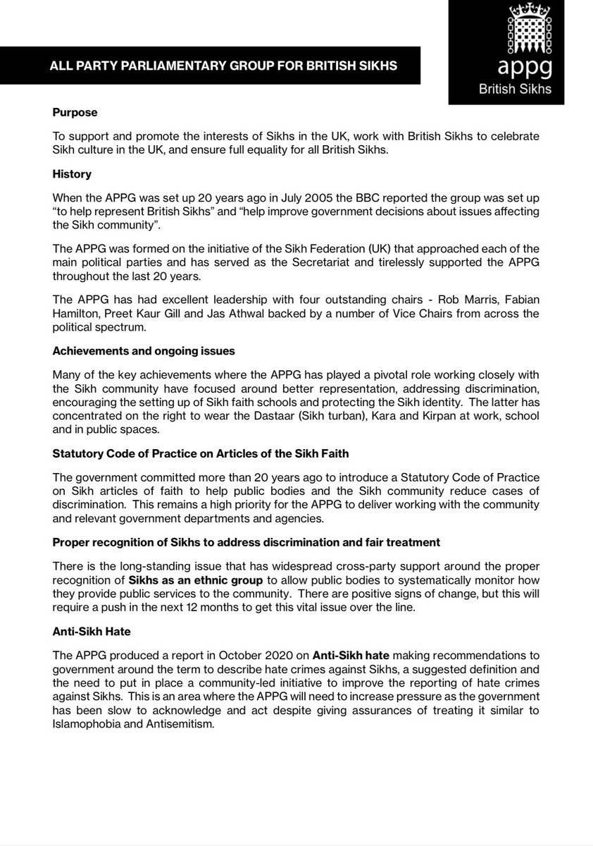 jsn_punjab01's tweet image. #APPG for #BritishSikhs marks 20th anniversary with large gathering of #Sikh community and MPs in Committee Room 14 of #BritishParliament
UK #Gurdwara Alliance Parliamentary Body for British Sikhs launched
UK #CharityCommission accused of being outdated and failing to…