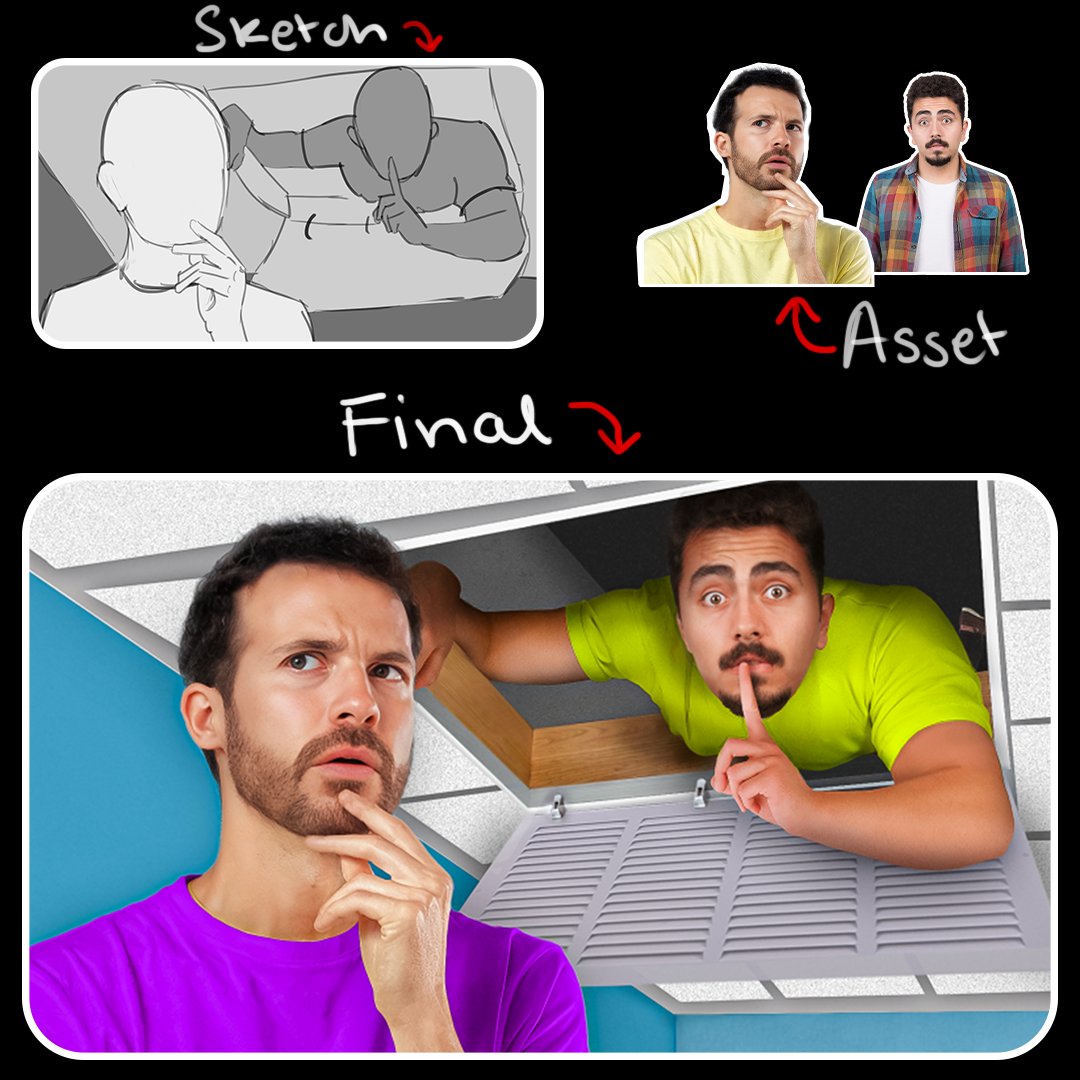 One of my recent thumbnails!

topic- "Hide &amp; Seek But The Spots Are NEXT LEVEL!"

Asset ➡️ Thumbnail 📷