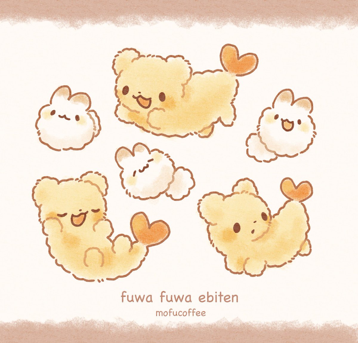 MofuCoffee1's tweet image. ふわふわえびてん🍤