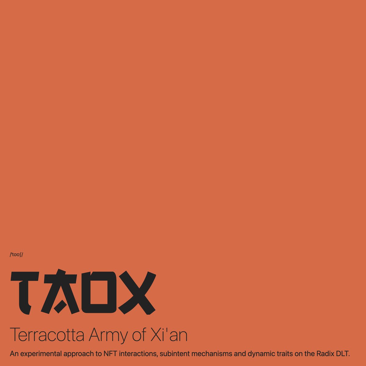 ripsource's tweet image. I just threw some Bricks into hundreds of wallets across Radix.
If you’ve found one, congrats — you can now start playing with a lil' experimental NFT collection to use subintents. Welcome to the TAOX.
Get started on: taox.app
Here’s a quick walkthrough of…