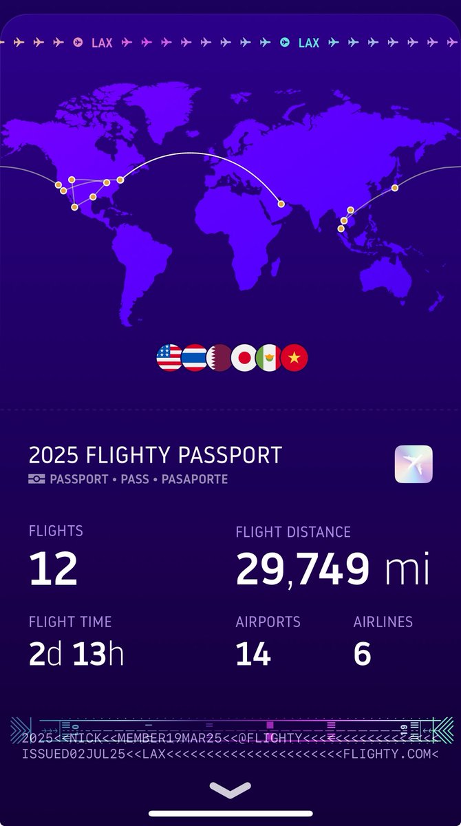 Need to step the <a href="/Flighty/">Flighty</a> game up.

Had a flight get cancelled yesterday for the first time in years, pure rage.