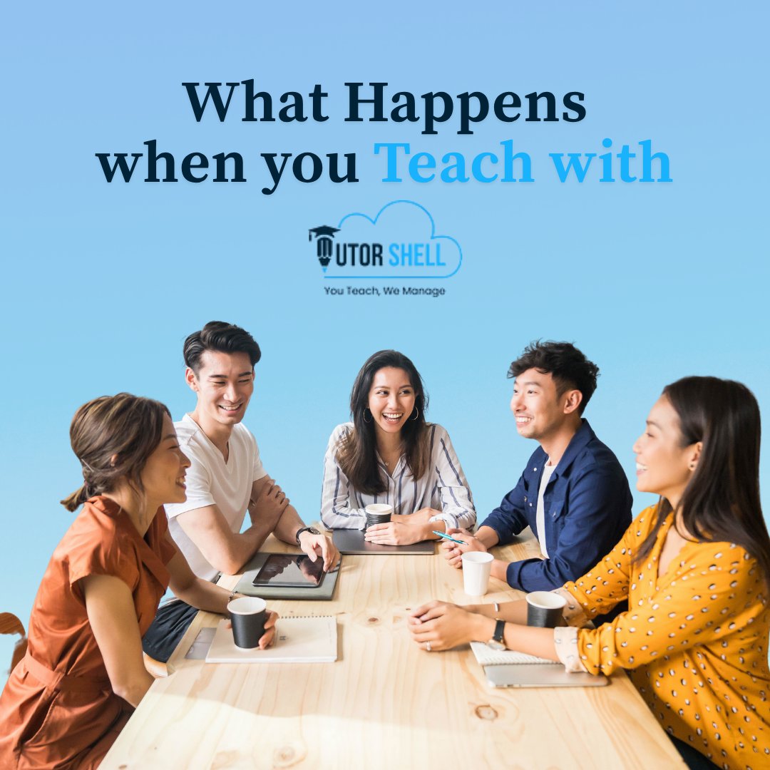 tutorshell's tweet image. ✨ What happens when you teach with TutorShell?
You focus on teaching, we handle the rest — from student management to scheduling and support. A stress-free teaching experience begins here! 💻📚
#TutorShell #YouTeachWeManage #TeachingMadeEasy #OnlineTutoring #EdTechSupport #Tutor