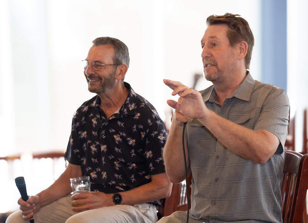A terrific Alumni lunch with <a href="/Jim_Ralph/">Jim Ralph</a>  as guest speaker and MC <a href="/smorrisonmedia/">Scott Morrison</a>  running the show. Thrilled to be invited and to share some stories. Shout-out to Paul Patskou, Jeff Palmateer and all who helped make this a great event. Photos by Dan Bodanis and Naguib Kerba