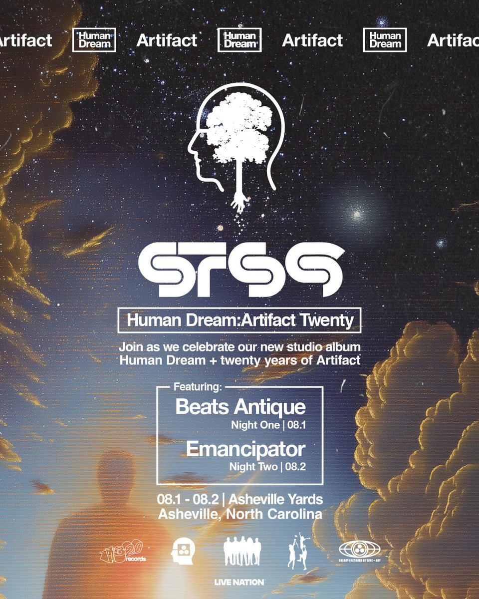 One Month Away!
We’re counting down the days until <a href="/STS9/">STS9</a> takes the stage at Asheville Yards on 8/1 AND 8/2!

🎟️ Don’t miss out — grab your tickets today!
🔗 hive.co/l/sts9-8182