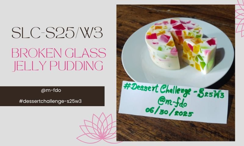 steemit's tweet photo. 🍮✨ Get colorful with the #dessertchallenge of SLC S25 W3 — it’s time for Broken Glass Jelly Pudding!

Create your dazzling jelly masterpiece, share step-by-step photos, and shine with your dessert skills.

Let’s see your most vibrant pudding creations! 💫

https://t.co/pwuXMUyrkd