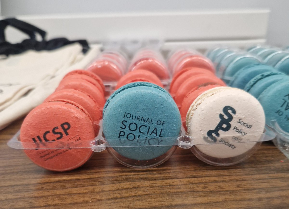 CUP_Anthro_Soc's tweet image. Heading to the @SocialPolicyUK Annual Conference this week?
Visit us at the Cambridge booth and pick up a social policy journals branded macaron! 🍰
Browse the latest social policy research at: cup.org/4lyPnRZ