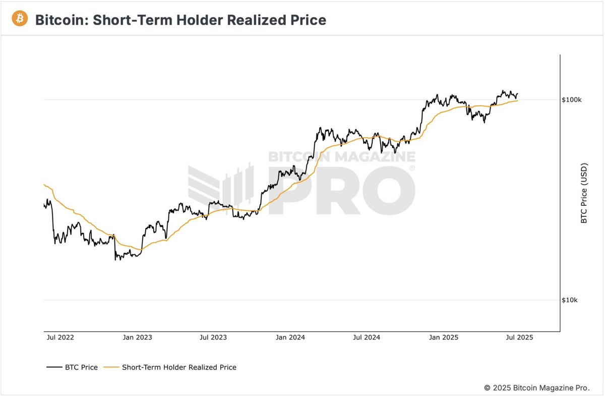 Bitfinex (@bitfinex) on Twitter photo Bitcoin tested key support last week amid rising geopolitical tensions, sparking a sharp but short-lived sell-off.
Buyers quickly defended the Short-Term Holder Realised Price, but BTC remains range-bound between $100K–$110K.
📊 Chart <a href="/BitcoinMagPro/">Bitcoin Magazine Pro</a>
blog.bitfinex.com/bitfinex-alpha… Bitcoin tested key support last week amid rising geopolitical tensions, sparking a sharp but short-lived sell-off.
Buyers quickly defended the Short-Term Holder Realised Price, but BTC remains range-bound between $100K–$110K.
📊 Chart <a href="/BitcoinMagPro/">Bitcoin Magazine Pro</a>
blog.bitfinex.com/bitfinex-alpha…