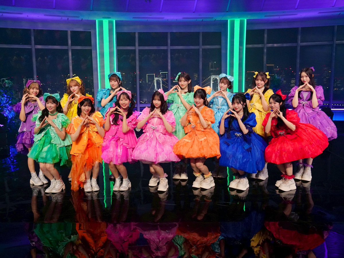 FNS歌謡祭 ありがとうございましたーーっ!! CUTIESTREET黄色担当 ふー