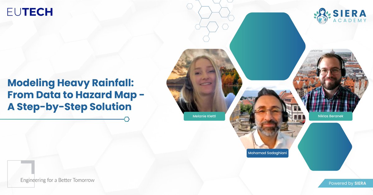 Floods are rising—literally. At our June 17 webinar, SIERA showed how to model heavy rainfall, create hazard maps, and align with CSRD using InfoWorks ICM &amp; SustainSuite – part of SIERA.

Real data. Real resilience.

 📖Blog: eutech.org/modeling-heavy…

#SIERA #FloodProtection