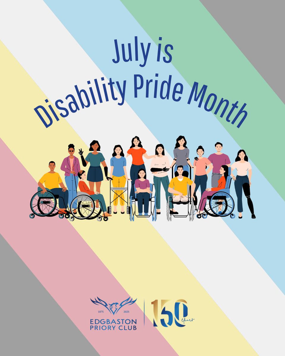 This Disability Pride Month, we celebrate every voice in our community 🙌 ⁠
⁠
Bold, brilliant, and beautifully diverse ✨️⁠
⁠
At Edgbaston Priory Club, everyone belongs 💙🌈⁠
⁠
#comeandbelong⁠