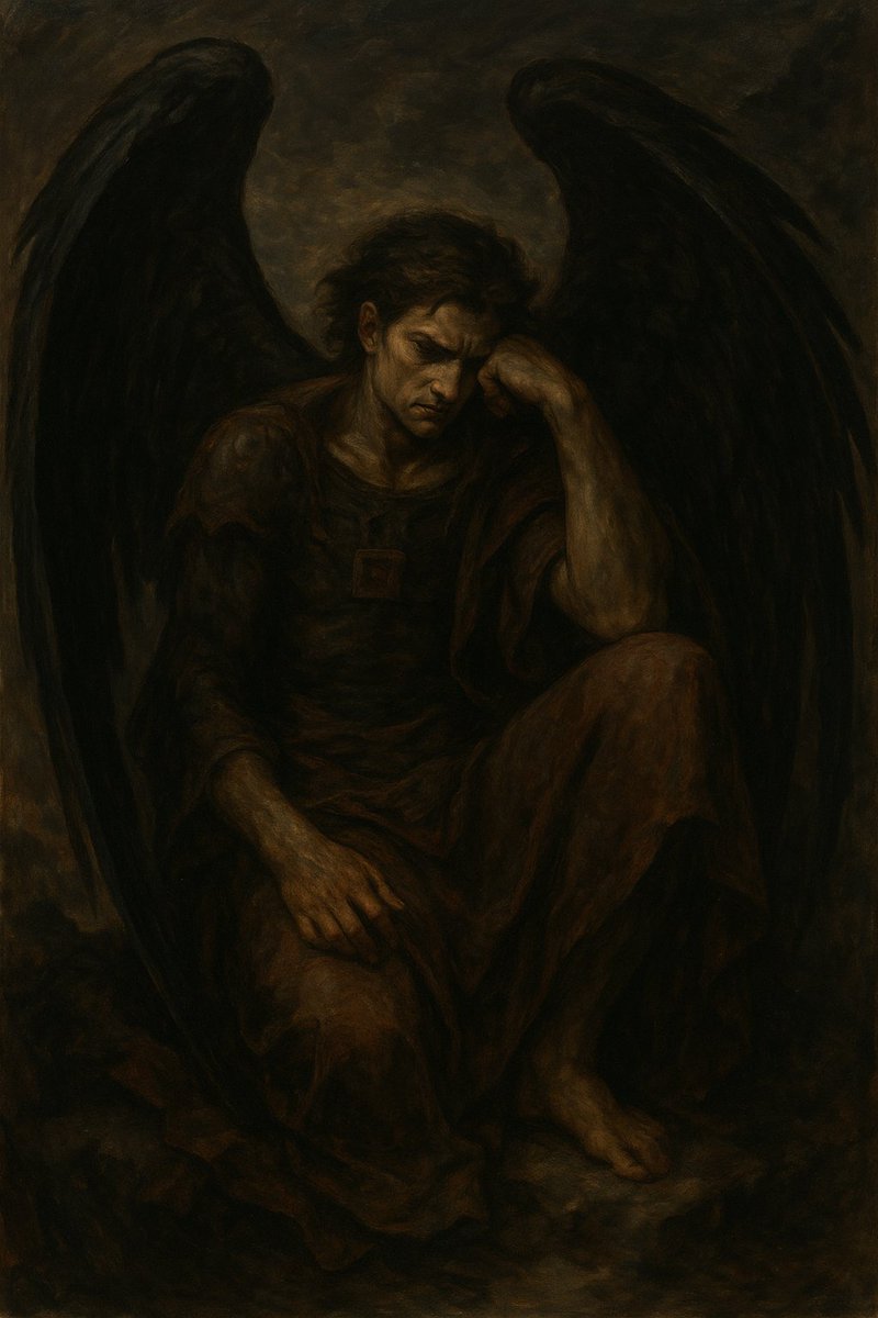 RexMinimalist's tweet photo. #DarkAngelArt #FallenLuciferNFT
#FallenAngelNFT #LuciferTheFallen
#NFTDarkFantasy #BiblicalDarkness #HeavenToHell
#NFTOilPainting #MythicNFT $Minima @Minima_Global https://t.co/UwRNs485Db