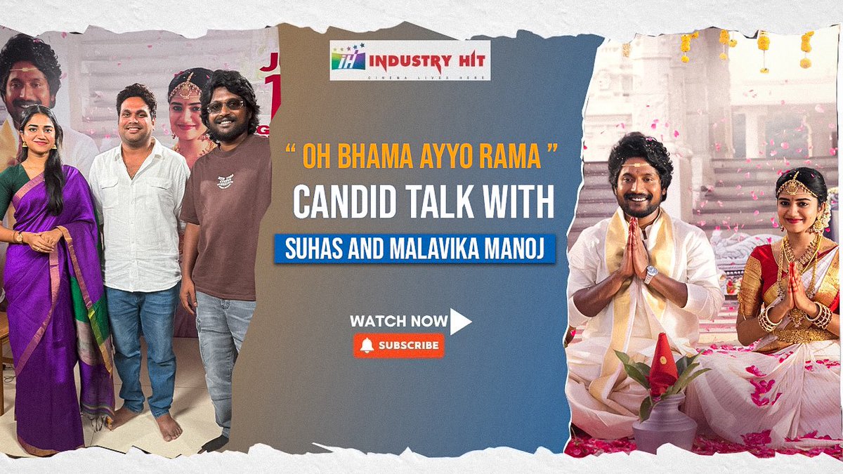 .<a href="/ActorSuhas/">Suhas 📸</a> &amp; #MalavikaManoj's Candid Talk with <a href="/ShivaKumarB22/">Shiva Kumar B</a> about their upcoming film #OhBhamaAyyoRama 
 
👉🏻youtu.be/FhwtUbI5jfY?si…

#OBAR In Theatres on JULY 11th
#Suhas <a href="/ramgodhala4u/">ram</a> 
<a href="/madurimadhu1/">Maduri Mattaiah Naidu</a> <a href="/IamEluruSreenu/">Eluru Sreenu</a>