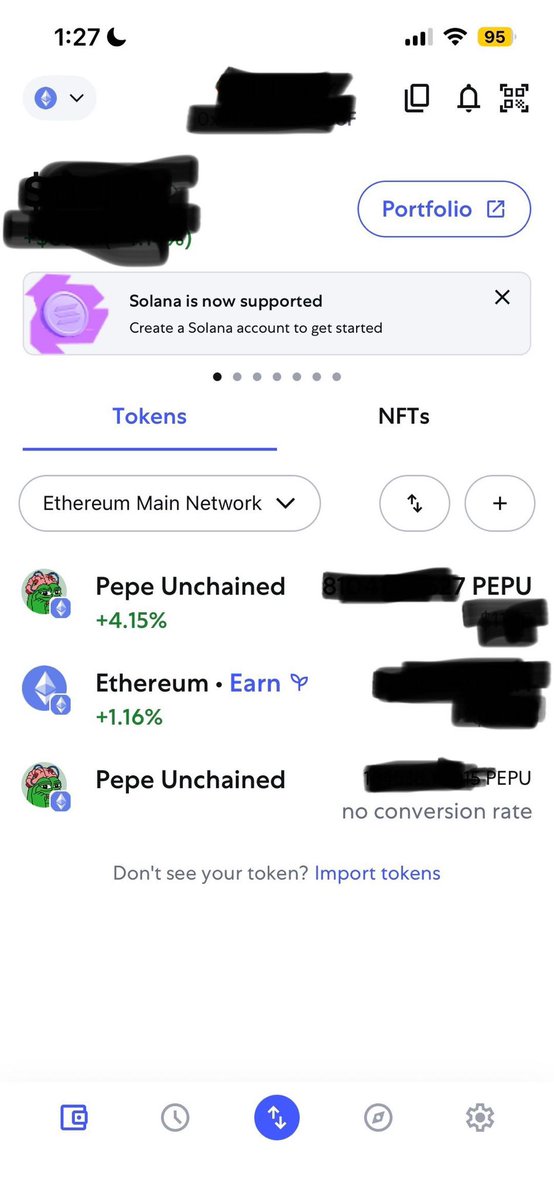 MattarMichel's tweet photo. @pepe_unchained Any hekp regarding this?
Old pepu still available and new pepu has no conversion rate https://t.co/FySzYyMrNb