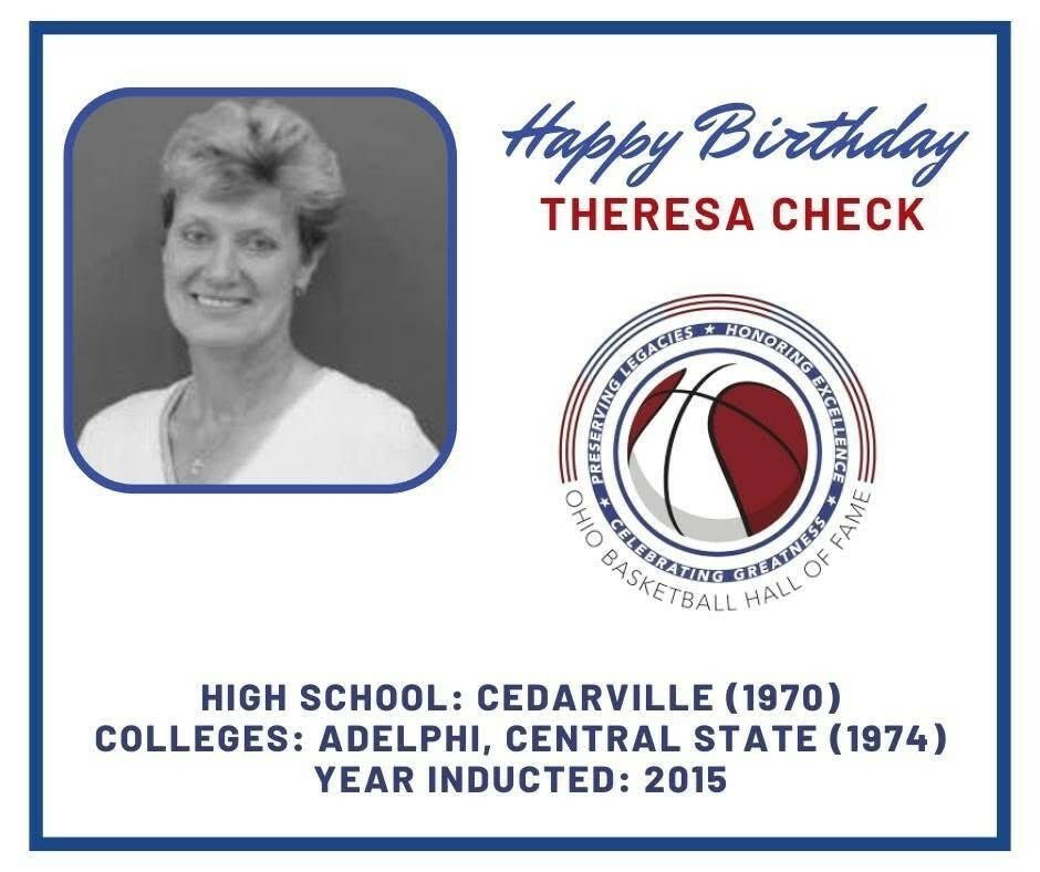 🎂 | Happy Birthday to Ohio Basketball Hall of Fame Inductee Theresa Check!

Theresa earned her place in the HOF with outstanding performances as women’s basketball coach at Alter High and as head coach and AD at Central State and Cincinnati State.

📰: tinyurl.com/mr369749