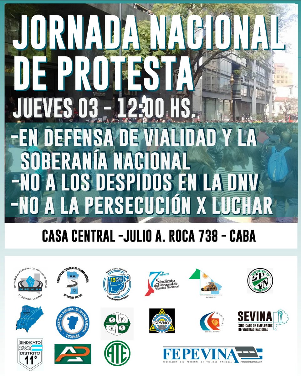 📢 𝗙𝗘𝗣𝗘𝗩𝗜𝗡𝗔 𝗖𝗢𝗡𝗩𝗢𝗖𝗔 𝗔 𝗨𝗡𝗔 𝗝𝗢𝗥𝗡𝗔𝗗𝗔 𝗡𝗔𝗖𝗜𝗢𝗡𝗔𝗟 𝗗𝗘 𝗣𝗥𝗢𝗧𝗘𝗦𝗧𝗔 𝗔𝗡𝗧𝗘 𝗘𝗟 𝗜𝗡𝗧𝗘𝗡𝗧𝗢 𝗗𝗘 𝗗𝗘𝗦𝗚𝗨𝗔𝗖𝗘 𝗗𝗘 𝗩𝗜𝗔𝗟𝗜𝗗𝗔𝗗 𝗡𝗔𝗖𝗜𝗢𝗡𝗔𝗟
.