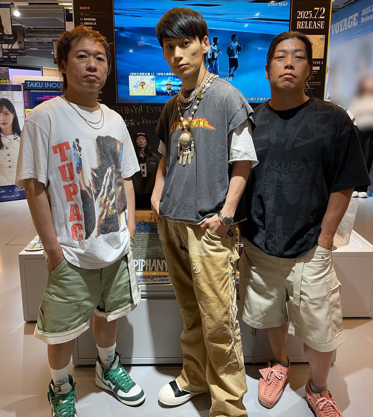 【UVERworld TAKUYA着用】tamme ショーツ UVERworld TAKUYA∞ 短パン（TAKUYA∞ 着用 着 M ショーツ