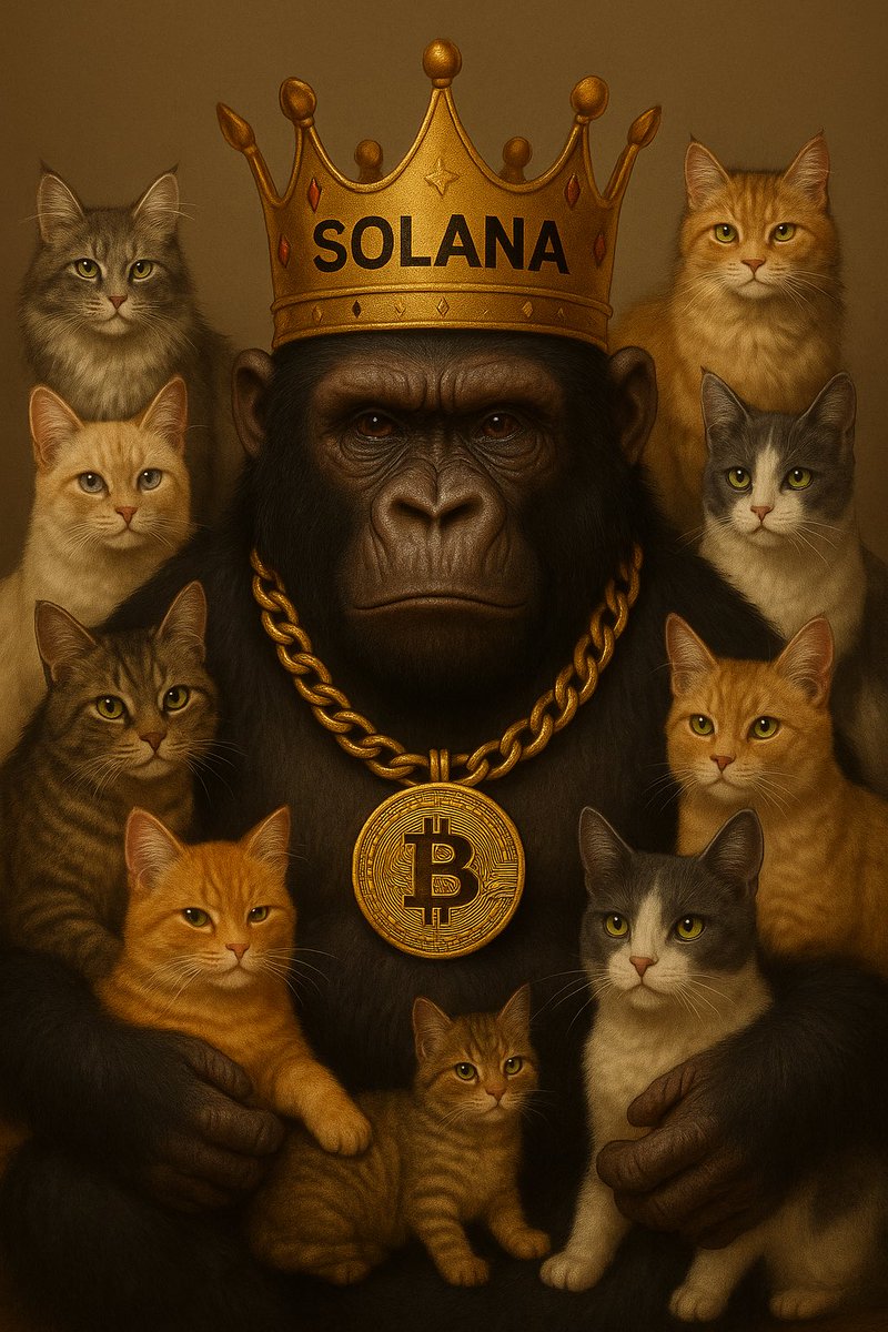 awc_fortunes's tweet photo. 🐾👑 Meanwhile at Yellow House HQ…
Our gorilla’s staking vibes while the kitty council sniffs out the next 100x gem. These felines don’t chase mice — they chase liquidity pools and front-run your limit orders. 😹

#YellowHouse #MemeCoin #Solana #HODL #LPFarming #DegensUnite https://t.co/LYvphjnTS5