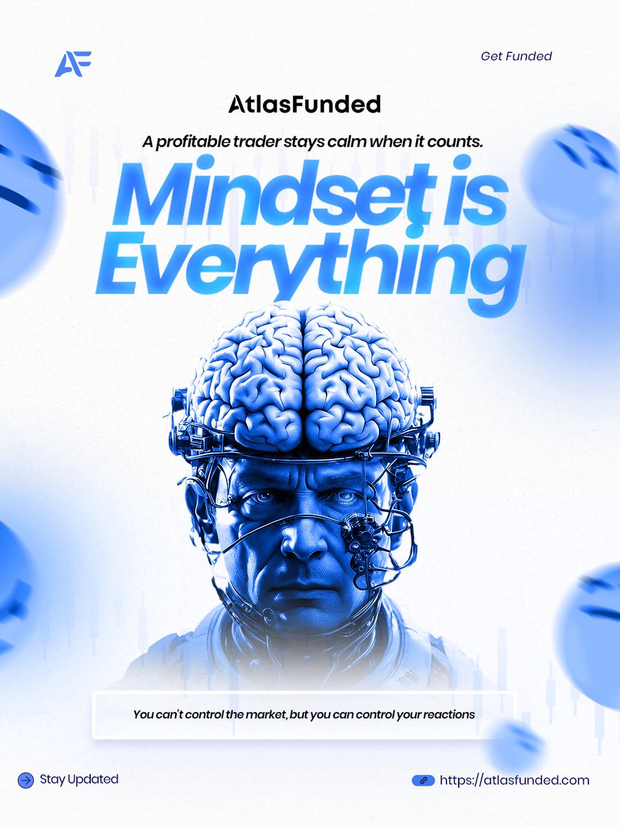 atlasfunded's tweet photo. Control your mindset. The market follows after. https://t.co/YiFEKkBuAN