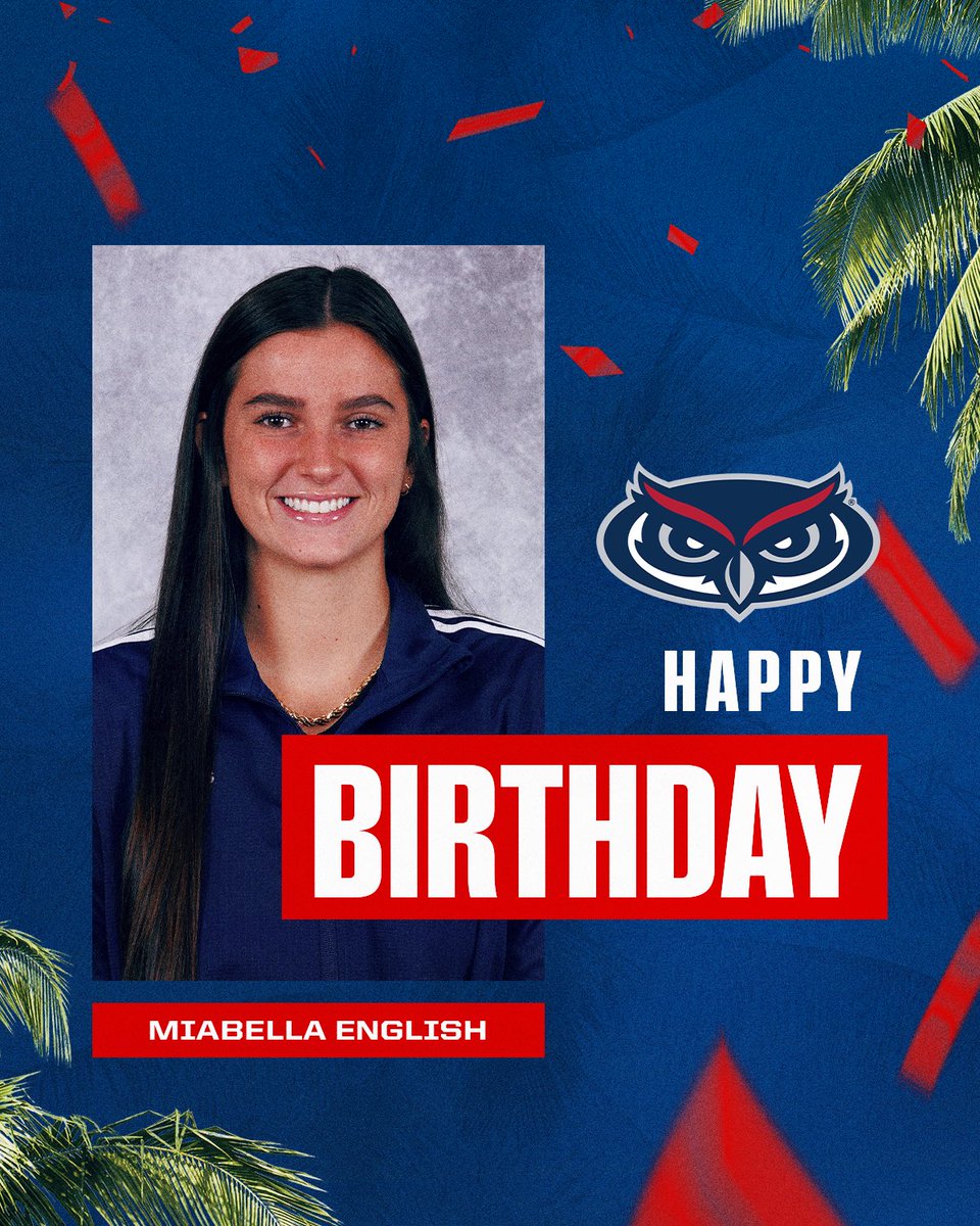 FAUVolleyball's tweet image. Wishing Assistant Coach @miaenglishhh a happy birthday!! Hope you have a great day! ๐ฅณ๐
#WIP๐๏ธ