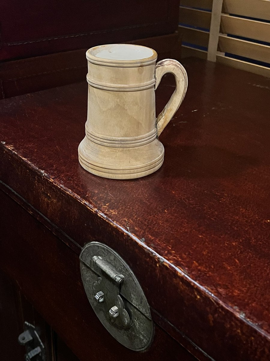 baufinanciaphaster 👹 (@bauhiniacapital) on Twitter photo Because tankards are meant for drinking beer and beer deserves a tankard, I asked <a href="/AndyWoodturner/">Andy Coates</a> to make me one of cherry wood like one he’d made last year.
The tankard is here, now undergoing strenuous quality trials. So far it has passed every test with flying colours. Because tankards are meant for drinking beer and beer deserves a tankard, I asked <a href="/AndyWoodturner/">Andy Coates</a> to make me one of cherry wood like one he’d made last year.
The tankard is here, now undergoing strenuous quality trials. So far it has passed every test with flying colours.