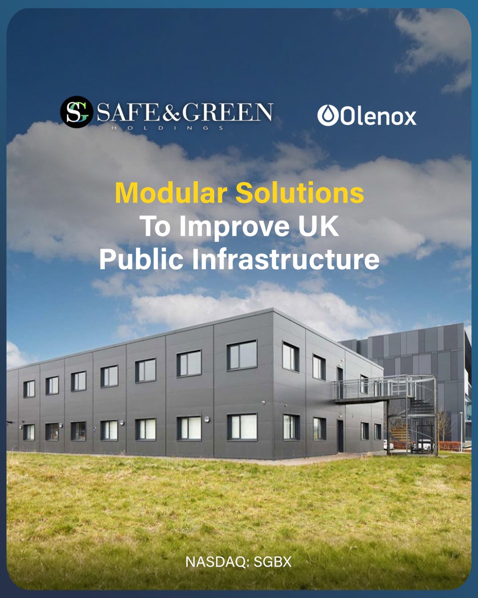 The #UK is taking a step toward embracing #ModularSolutions to improve public #infrastructure. 

Read the full article: asmbly.link/h8c76Pp 

🇺🇸 #NASDAQ: $SGBX
