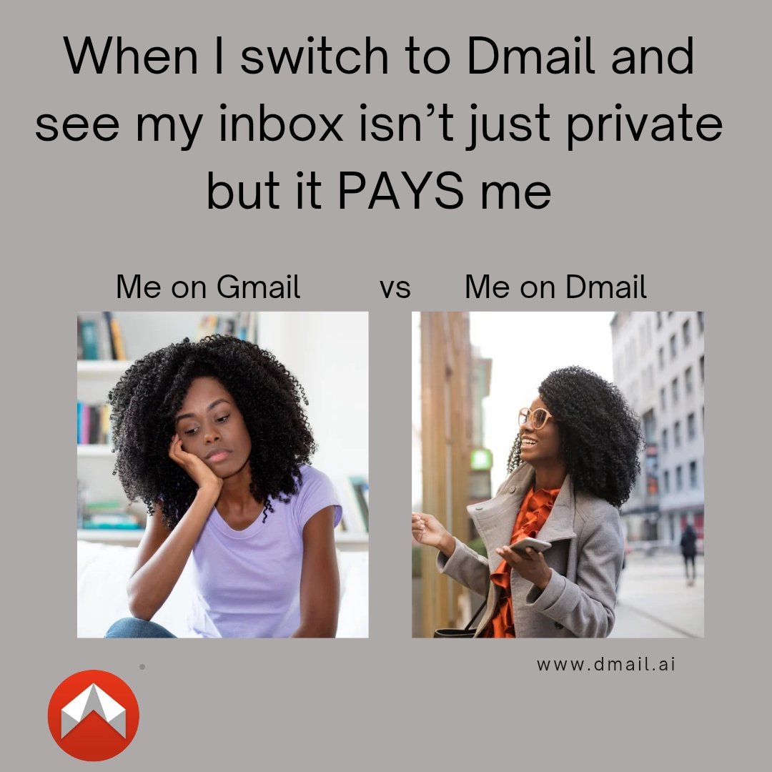 Obongawanora's tweet photo. GM GM
Like wow, I just switched to @Dmailofficial and it's wild to finally have an inbox that's genuinely private AND pays me for my activity.
This is the #InboxGlowUp I never knew I needed
Start here: https://t.co/XVJvdYZCTR
#web3 #LoveIslandUSA #PrivacyMatters