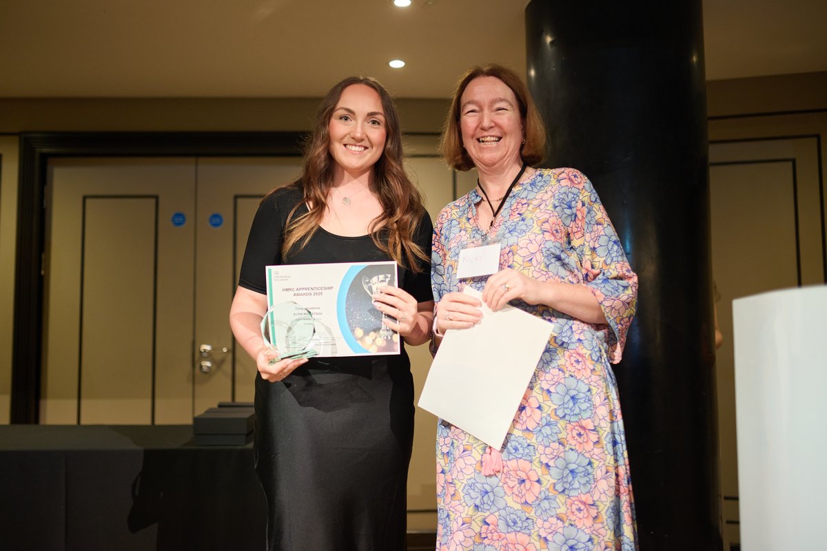 HMRCcareers's tweet image. Congratulations to all those nominated and to the deserving winners at this year&apos;s HMRC Apprenticeships Awards! 🏆 

Apprentice of the Year 2025, Amelia said: &quot;Everyone brought something special to the table - it truly felt like everyone was a winner.&quot; 🫶 

#Apprentice #HMRC