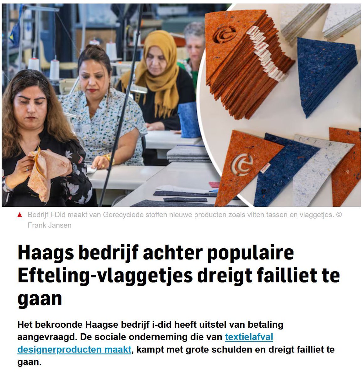 Coshira_'s tweet photo. Haags bedrijf achter populaire Efteling-vlaggetjes dreigt failliet te gaan.
#Efteling #Textiel https://t.co/ApBWPnomux