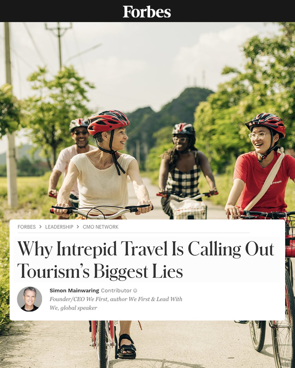 Why Intrepid Travel Is Taking On Tourism’s Biggest Lies

“People want to believe their trip is sustainable because they stayed in a tented camp or skipped the plastic straw,” says James Thornton, CEO of Intrepid Travel. “But if you’ve flown 12,000 kilometers to get there, stayed