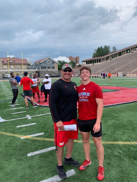 I had a great time last weekend at the <a href="/BigRed_Football/">Cornell Football</a> camp! I enjoyed talking to the coaches and exploring the area. Huge thanks to <a href="/CoachEFranklin/">Eric Franklin</a> <a href="/TerryUrsin/">Terry Ursin</a> and <a href="/DanSwanstrom/">Dan Swanstrom</a> for a productive camp!
