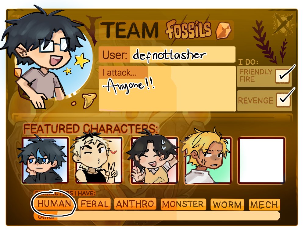 defnottasher17's tweet image. FOLLOW ME ON ARTFIGHT !!!