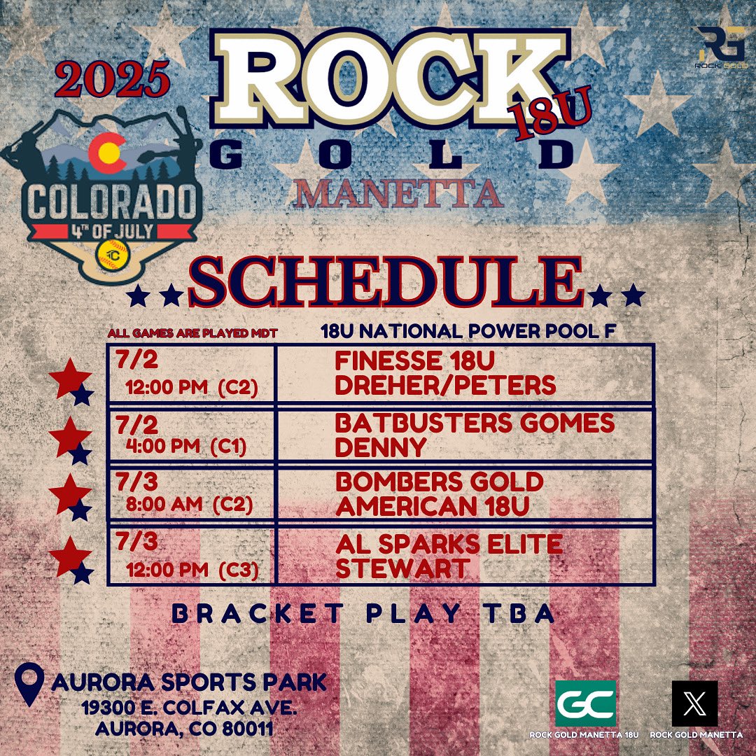 Coaches Come out and watch us compete against some of the Best Teams in the Colorado Sparkler 18U National Power Pool