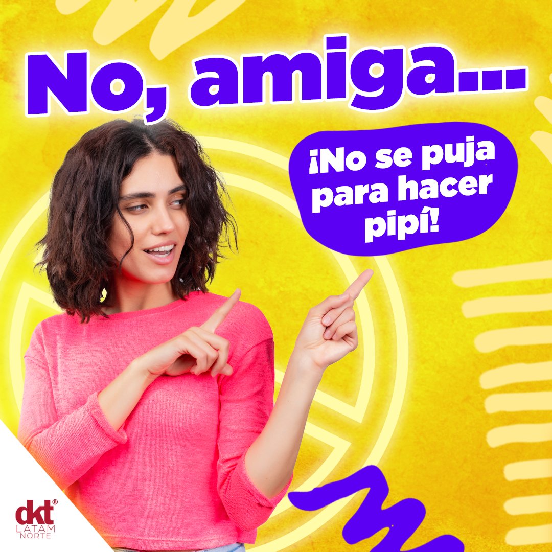 dktmexico's tweet image. No estás en el parto, amiga... ¡Deja de pujar para hacer pipí! 🚽😅

#DKT #Orina #SueloPelvico #Mujeres #Salud #Bienestar #Baño