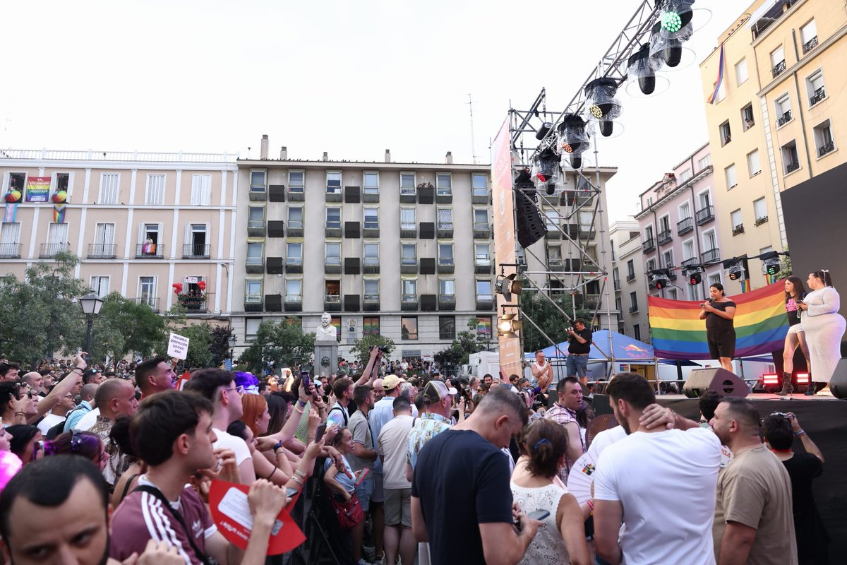Federación Estatal LGTBI+ (@felgtbi) on Twitter photo <a href="/ToniPoveda/">Toni Poveda</a> <a href="/cesida_esp/">CESIDA</a> <a href="/piglesiascampos/">Paula Iglesias Campos</a> <a href="/r_delacc/">Ronny De La Cruz</a> <a href="/COGAM/">COGAM</a> <a href="/blancamrodrigo/">Blanca Martínez Rodrigo</a> <a href="/alvrojurado/">Alvaro Jurado</a> <a href="/akayenesi/">Multiservice Artist Yenesi 🤍</a> 📍 Próxima cita: 5 de julio, manifestación del Orgullo Estatal en Madrid.
🏳️🌈 El Orgullo más grande de Europa.
Nos vemos en las calles. <a href="/ToniPoveda/">Toni Poveda</a> <a href="/cesida_esp/">CESIDA</a> <a href="/piglesiascampos/">Paula Iglesias Campos</a> <a href="/r_delacc/">Ronny De La Cruz</a> <a href="/COGAM/">COGAM</a> <a href="/blancamrodrigo/">Blanca Martínez Rodrigo</a> <a href="/alvrojurado/">Alvaro Jurado</a> <a href="/akayenesi/">Multiservice Artist Yenesi 🤍</a> 📍 Próxima cita: 5 de julio, manifestación del Orgullo Estatal en Madrid.
🏳️🌈 El Orgullo más grande de Europa.
Nos vemos en las calles.