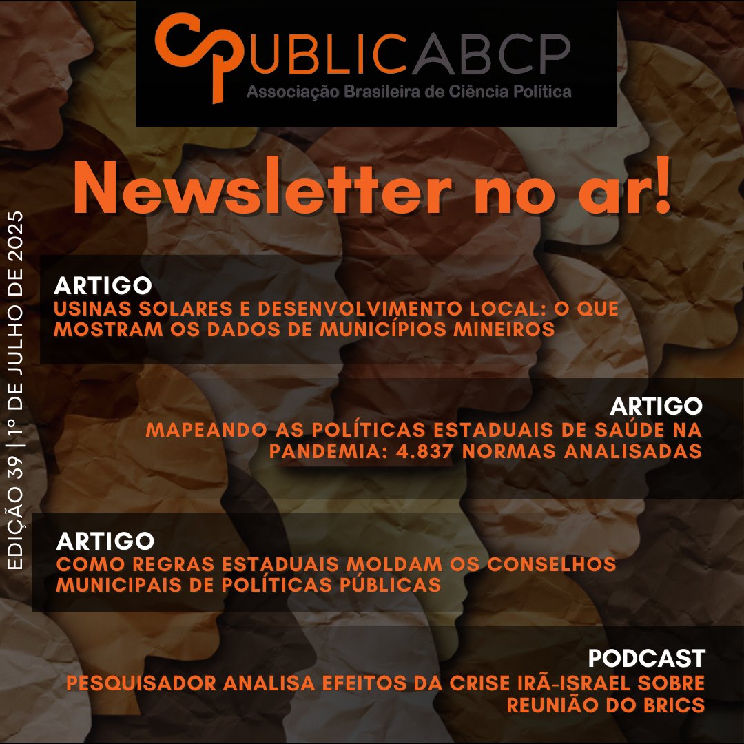 ABCP_bot's tweet image. 📢 Nova newsletter do PublicABCP🔶

Confira a curadoria de conteúdo desta quinzena!

Acesse o conteúdo no site do PublicABCP:
publicabcp.org.br

#ABCP #publicabcp #CiênciaPolítica #politicalscience #cienciapolitica