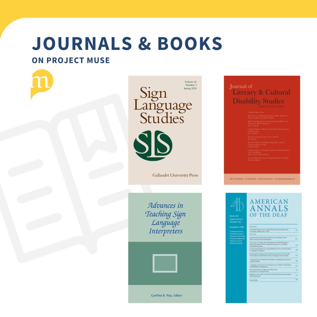 ProjectMUSE's tweet image. July is Disability Pride Month &amp;amp; an opportunity to honor the history, achievements, experiences, &amp;amp; struggles of the disability community. 

Explore Disability Studies with MUSE and discover hundreds of articles, books and more here: bit.ly/tdisabilitystu…

#DisabilityPride