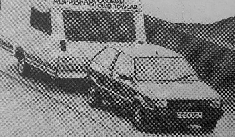 Elddis Crown 122 and Seat Ibiza