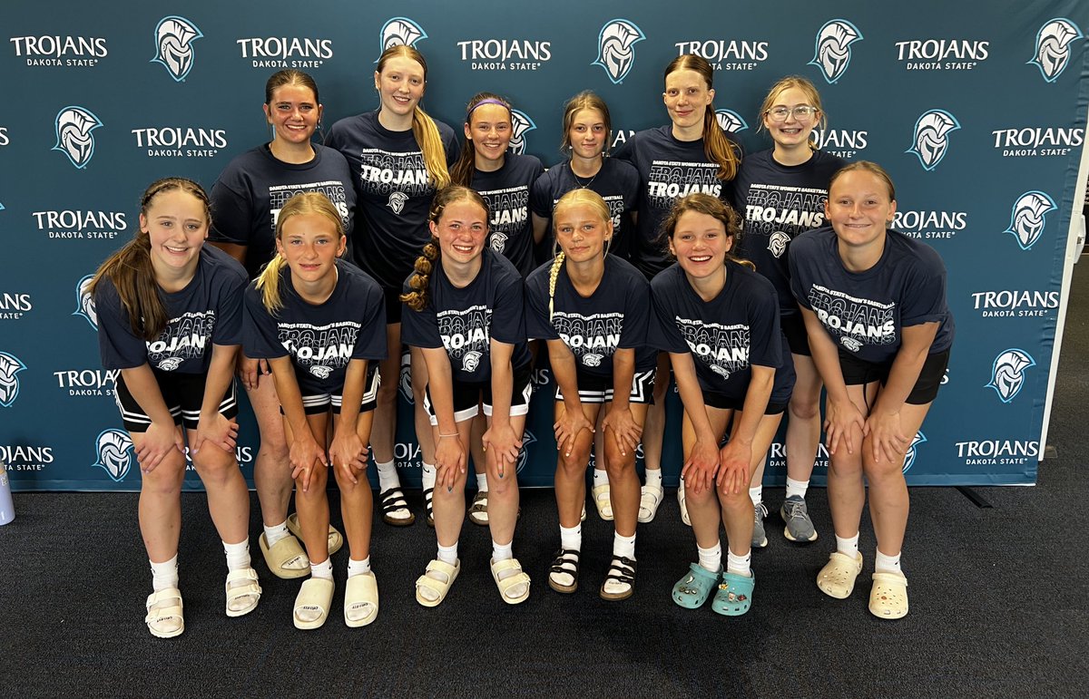 Ryan Yackley (@coachyackley) on Twitter photo Proud of these girls for competing hard and representing our program at the Dakota State Trojans Women’s Team Camp today! Huge thank you to the <a href="/dakotastate_wbb/">Dakota State University Women's Basketball</a> coaching staff for putting on a first class camp #StayTogether Proud of these girls for competing hard and representing our program at the Dakota State Trojans Women’s Team Camp today! Huge thank you to the <a href="/dakotastate_wbb/">Dakota State University Women's Basketball</a> coaching staff for putting on a first class camp #StayTogether