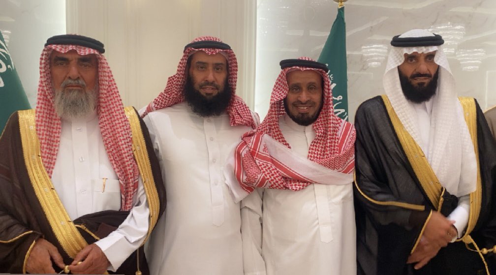 في زواج ابناء الشيخ #عبدالله خنيفر البراك بحضور
الشيخ #عبدالرحمن ابن مطني ابن براك
سعادة اللواء #سعود علي الخياري