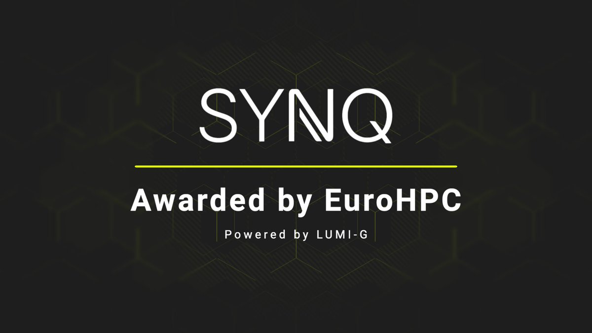 SYNNQ (@synnq_networks) on Twitter photo SYNNQ Pulse has been selected by <a href="/EuroHPC_JU/">EuroHPC Joint Undertaking</a> for its flagship AI Factory initiative — and officially endorsed for our federated learning technology.
We’ll train our Eurostack LLMs (3B → 240B+) on <a href="/LUMIhpc/">LUMI supercomputer</a> LUMI‑G:
– 100% renewable hydro, zero emissions
– Top 10 fastest & SYNNQ Pulse has been selected by <a href="/EuroHPC_JU/">EuroHPC Joint Undertaking</a> for its flagship AI Factory initiative — and officially endorsed for our federated learning technology.
We’ll train our Eurostack LLMs (3B → 240B+) on <a href="/LUMIhpc/">LUMI supercomputer</a> LUMI‑G:
– 100% renewable hydro, zero emissions
– Top 10 fastest &