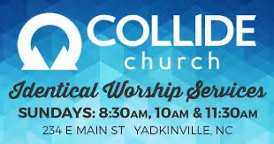 A huge THANK YOU to Collide Church for being a $1,000 Sponsor for the upcoming Forbush Athletics Golf Tournament!

There’s still time to sign up to play or become a sponsor !

📅 7/24/25
📍 Silo Run CC - Boonville, NC 
🔗 …-golf-tournament.perfectgolfevent.com